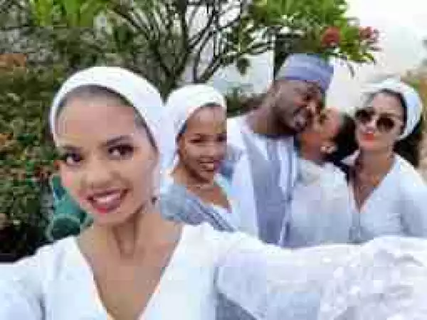 Indimi Daughters All Look Beautiful In White (Photos)
